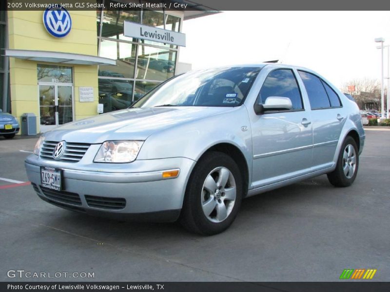 Reflex Silver Metallic / Grey 2005 Volkswagen Jetta GLS Sedan