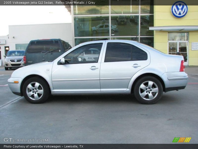 Reflex Silver Metallic / Grey 2005 Volkswagen Jetta GLS Sedan