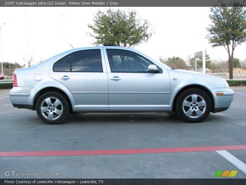 Reflex Silver Metallic / Grey 2005 Volkswagen Jetta GLS Sedan