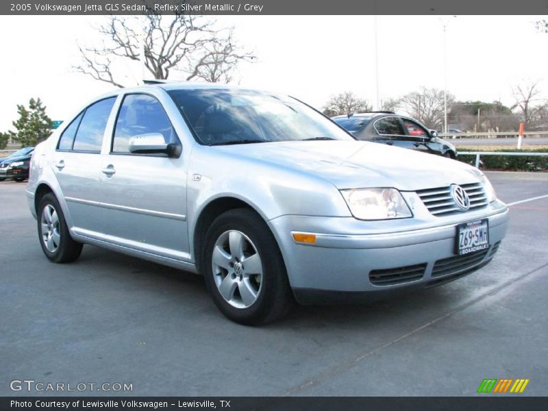Reflex Silver Metallic / Grey 2005 Volkswagen Jetta GLS Sedan