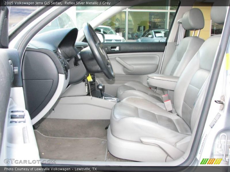 Reflex Silver Metallic / Grey 2005 Volkswagen Jetta GLS Sedan
