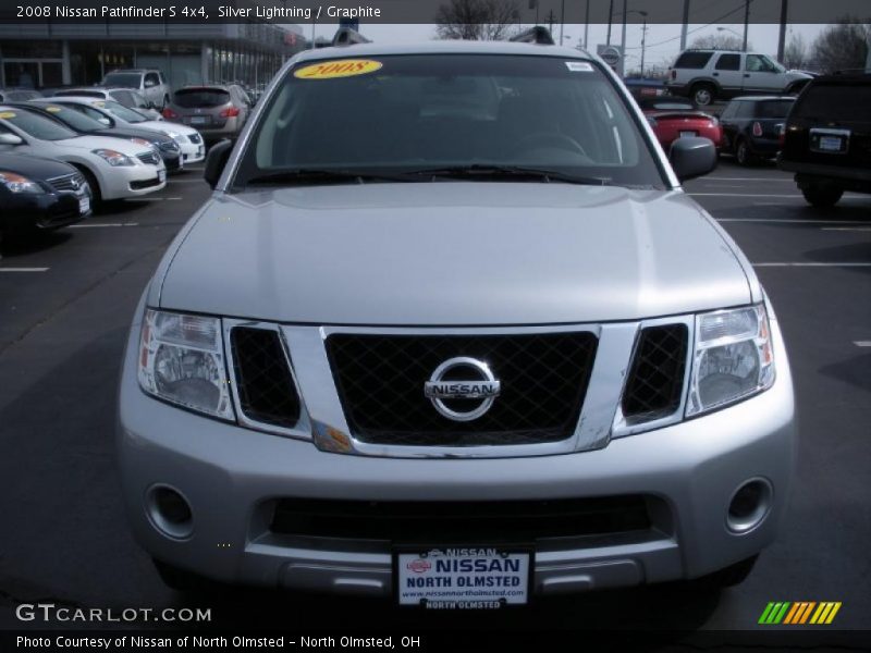 Silver Lightning / Graphite 2008 Nissan Pathfinder S 4x4