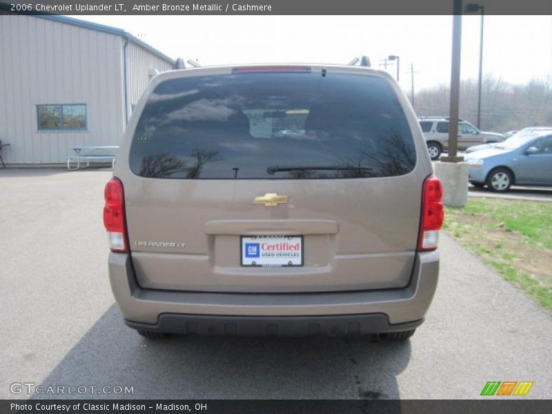 Amber Bronze Metallic / Cashmere 2006 Chevrolet Uplander LT