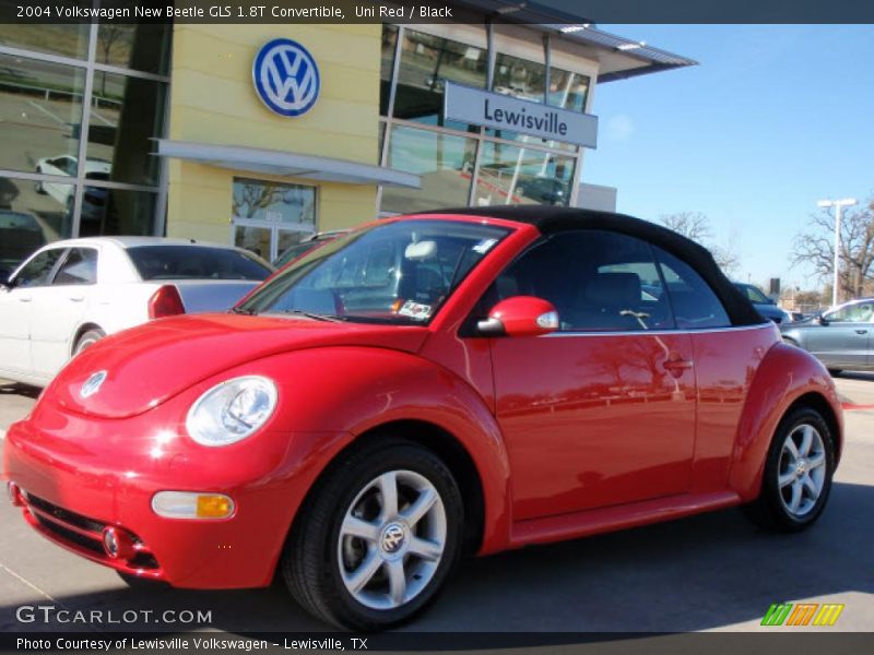Uni Red / Black 2004 Volkswagen New Beetle GLS 1.8T Convertible