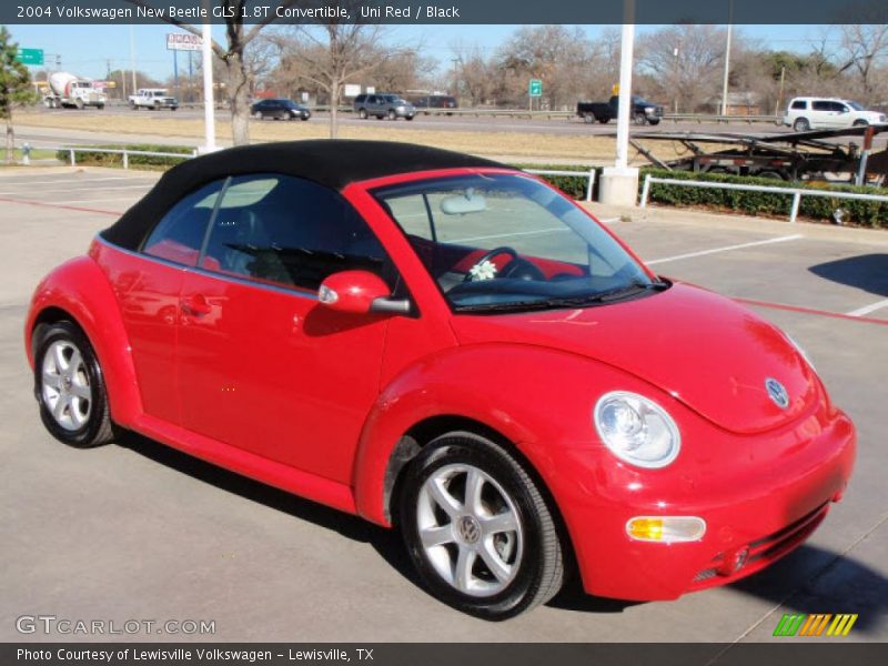 Uni Red / Black 2004 Volkswagen New Beetle GLS 1.8T Convertible