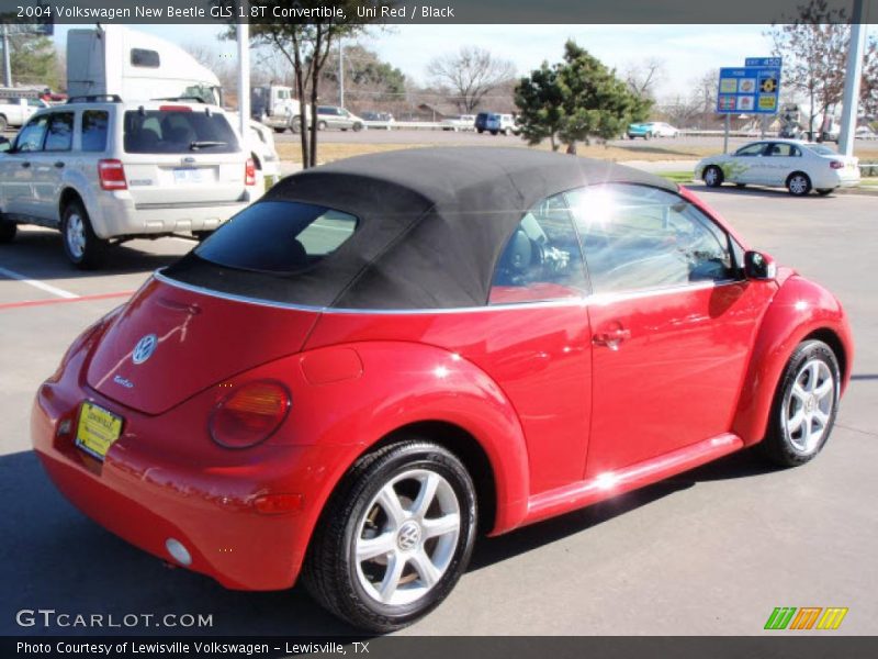 Uni Red / Black 2004 Volkswagen New Beetle GLS 1.8T Convertible