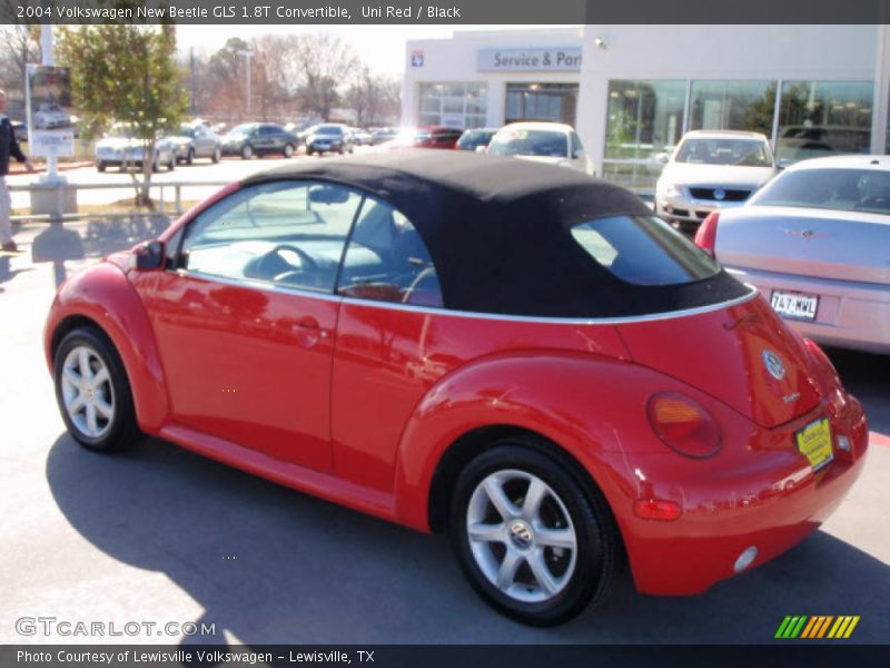 Uni Red / Black 2004 Volkswagen New Beetle GLS 1.8T Convertible