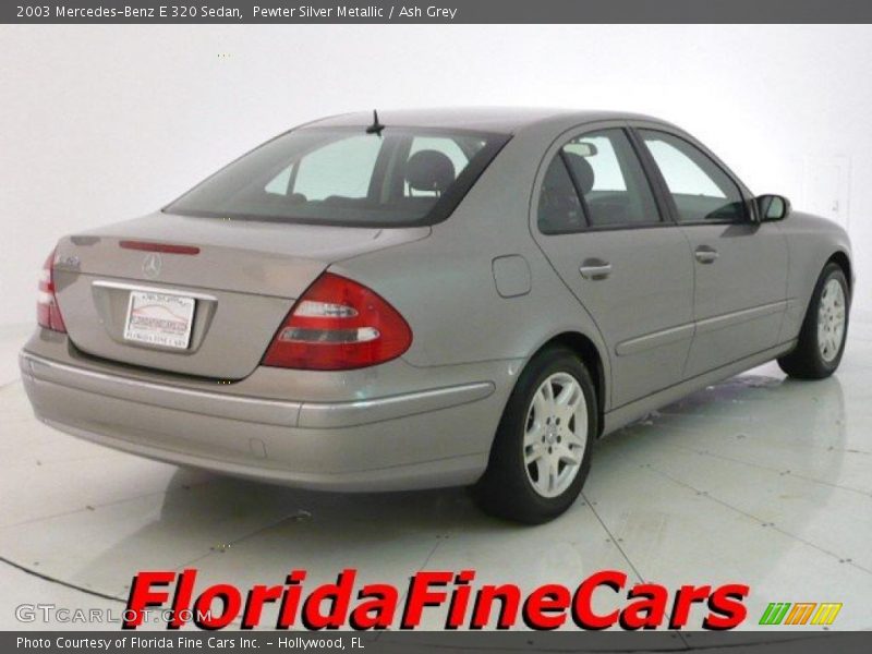 Pewter Silver Metallic / Ash Grey 2003 Mercedes-Benz E 320 Sedan