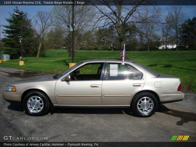 Pebble Beige Metallic / Beige 1993 Nissan Maxima GXE