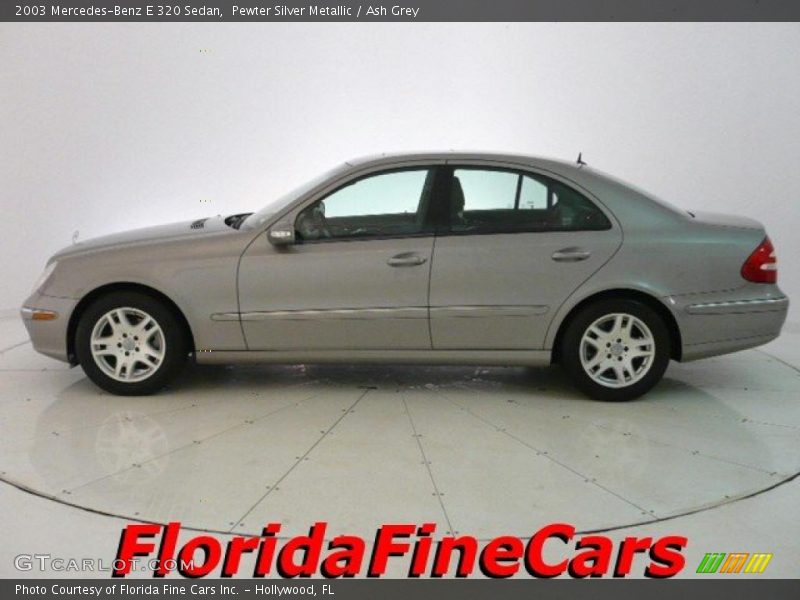 Pewter Silver Metallic / Ash Grey 2003 Mercedes-Benz E 320 Sedan