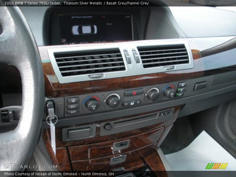 Titanium Silver Metallic / Basalt Grey/Flannel Grey 2003 BMW 7 Series 760Li Sedan