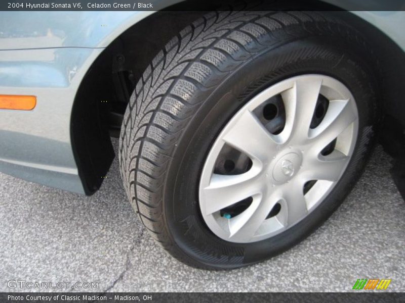Celadon Green / Black 2004 Hyundai Sonata V6