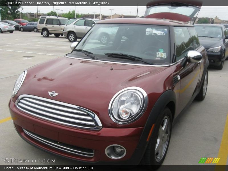 Nightfire Red Metallic / Grey/Black 2008 Mini Cooper Hardtop