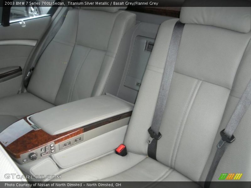 Titanium Silver Metallic / Basalt Grey/Flannel Grey 2003 BMW 7 Series 760Li Sedan