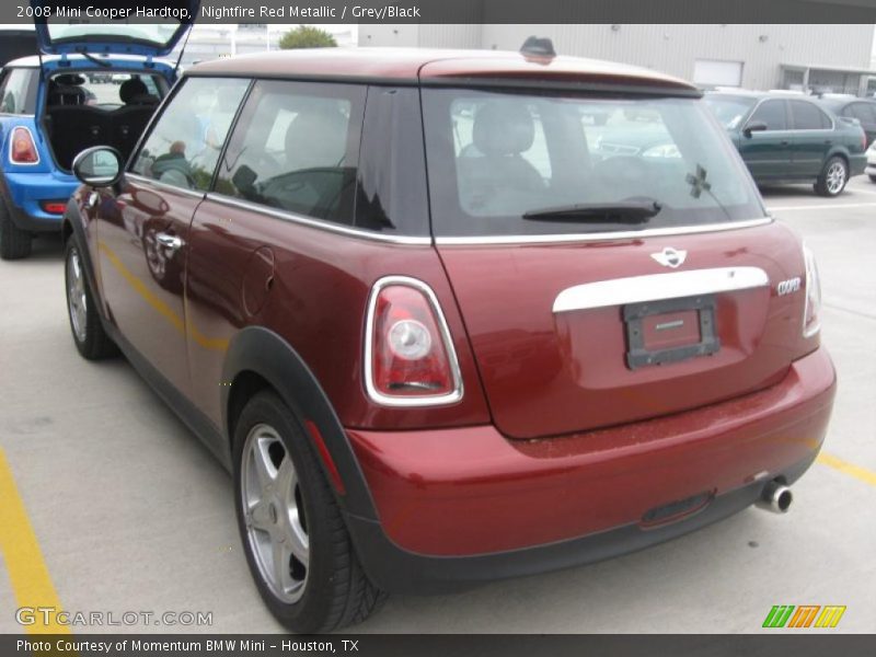 Nightfire Red Metallic / Grey/Black 2008 Mini Cooper Hardtop