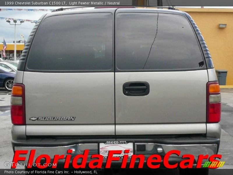 Light Pewter Metallic / Neutral 1999 Chevrolet Suburban C1500 LT