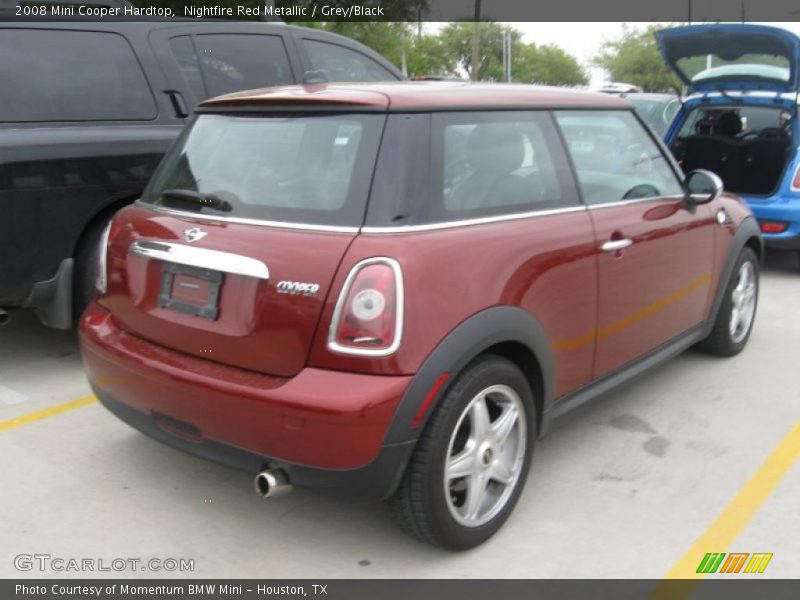 Nightfire Red Metallic / Grey/Black 2008 Mini Cooper Hardtop