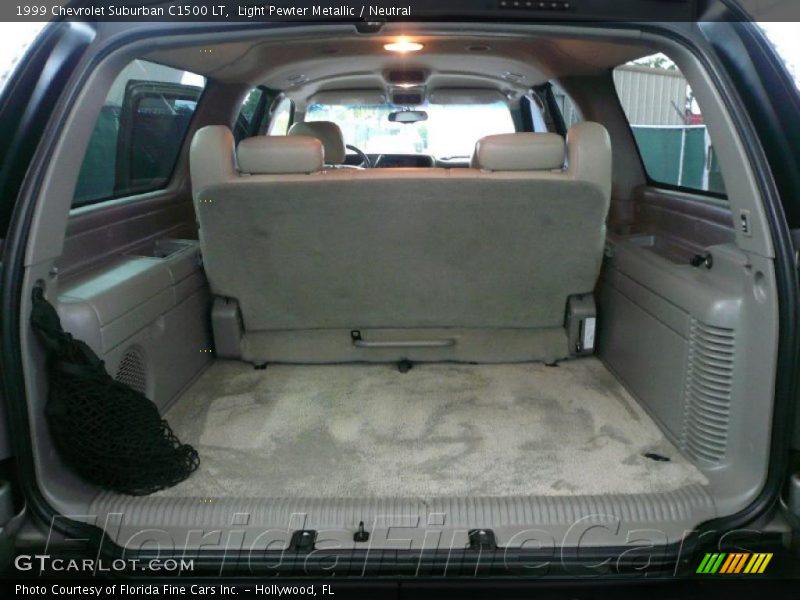 Light Pewter Metallic / Neutral 1999 Chevrolet Suburban C1500 LT