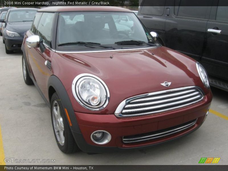 Nightfire Red Metallic / Grey/Black 2008 Mini Cooper Hardtop