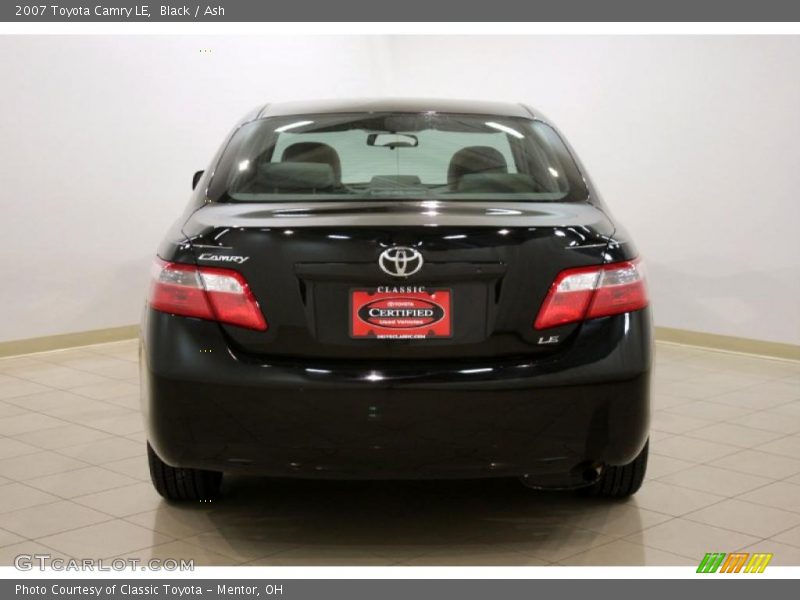 Black / Ash 2007 Toyota Camry LE