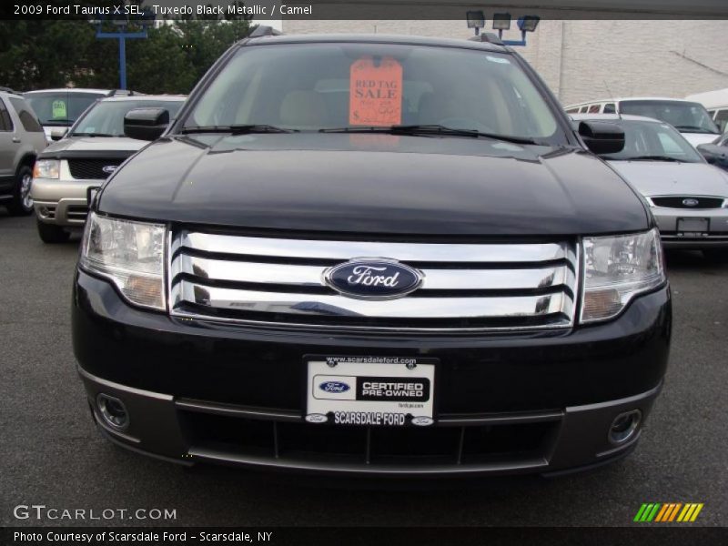 Tuxedo Black Metallic / Camel 2009 Ford Taurus X SEL