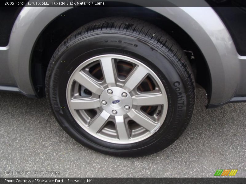 Tuxedo Black Metallic / Camel 2009 Ford Taurus X SEL