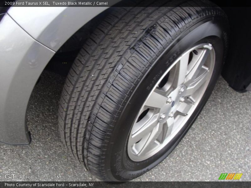 Tuxedo Black Metallic / Camel 2009 Ford Taurus X SEL