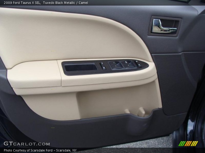 Tuxedo Black Metallic / Camel 2009 Ford Taurus X SEL