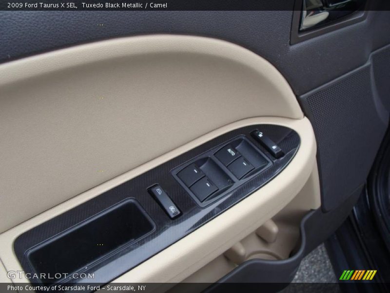 Tuxedo Black Metallic / Camel 2009 Ford Taurus X SEL