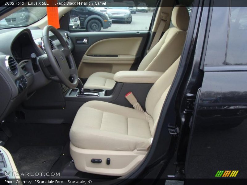 Tuxedo Black Metallic / Camel 2009 Ford Taurus X SEL