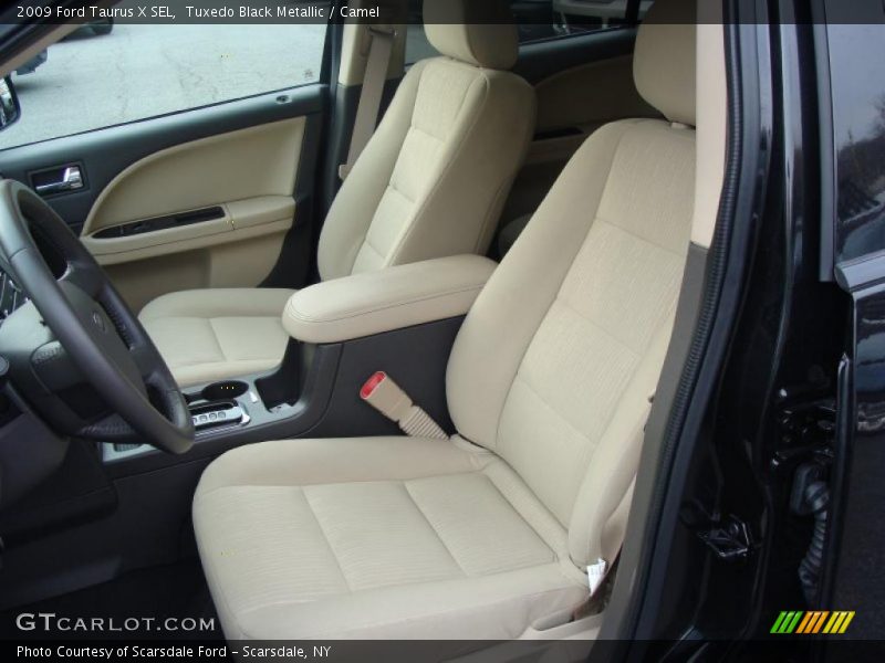 Tuxedo Black Metallic / Camel 2009 Ford Taurus X SEL