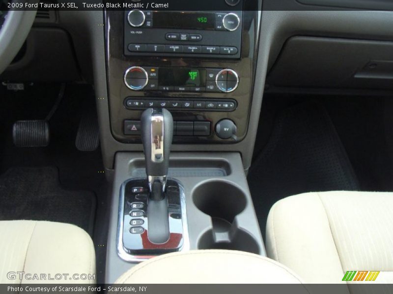 Tuxedo Black Metallic / Camel 2009 Ford Taurus X SEL