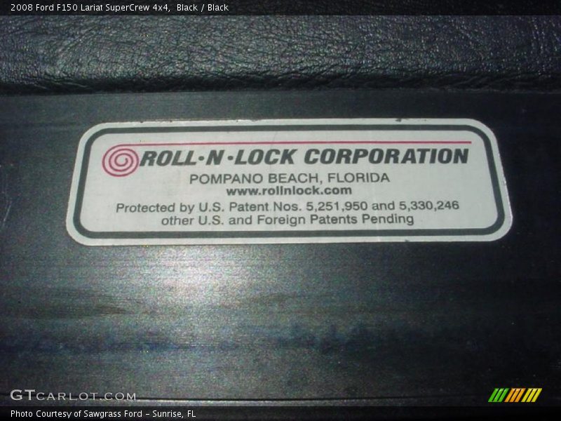 Black / Black 2008 Ford F150 Lariat SuperCrew 4x4