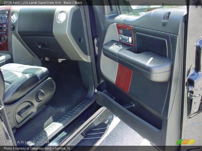 Black / Black 2008 Ford F150 Lariat SuperCrew 4x4