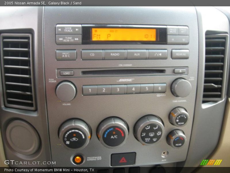 Galaxy Black / Sand 2005 Nissan Armada SE