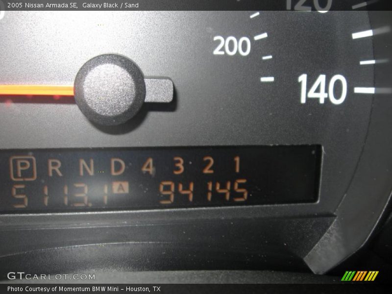 Galaxy Black / Sand 2005 Nissan Armada SE