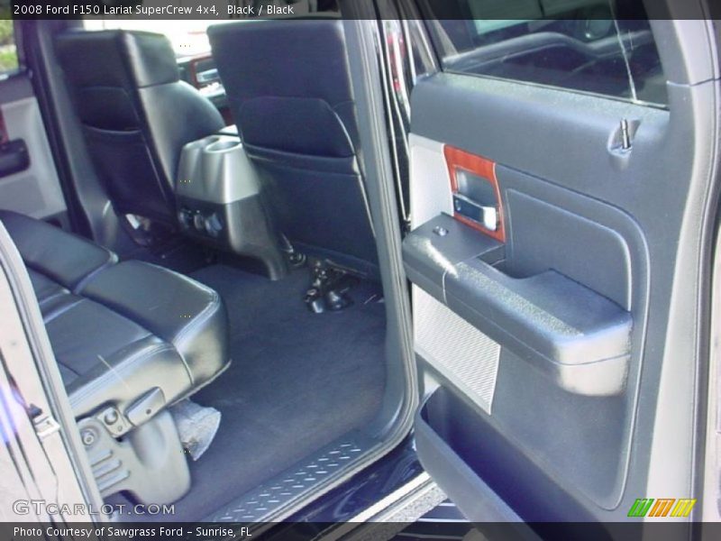 Black / Black 2008 Ford F150 Lariat SuperCrew 4x4