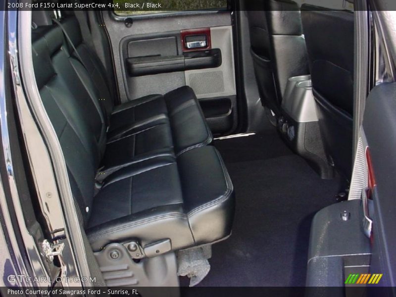 Black / Black 2008 Ford F150 Lariat SuperCrew 4x4