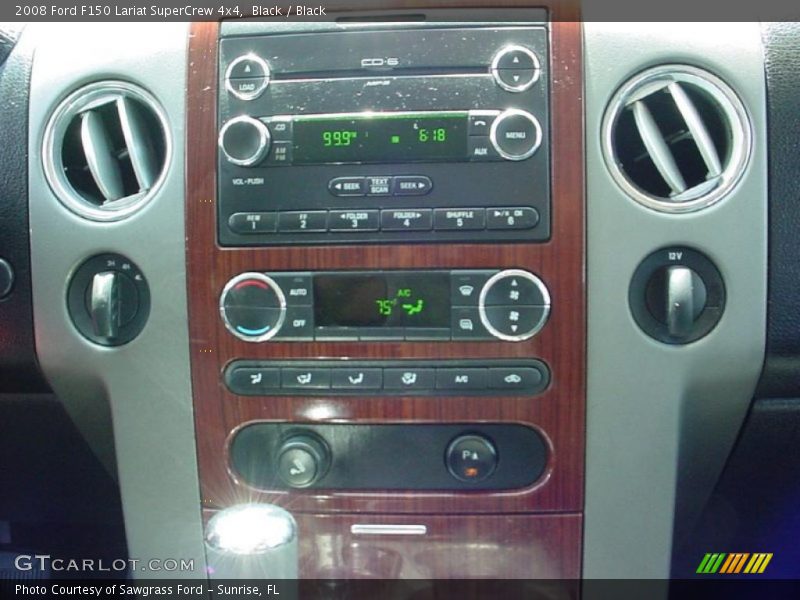 Black / Black 2008 Ford F150 Lariat SuperCrew 4x4