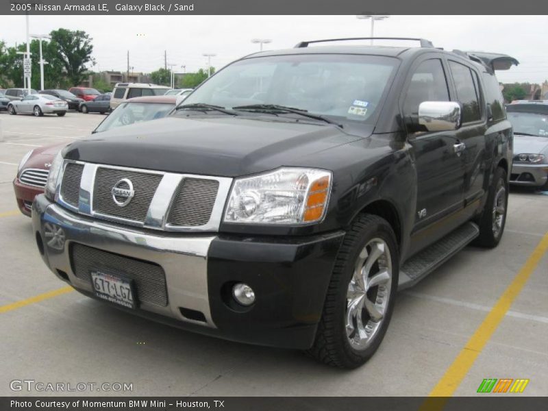 Galaxy Black / Sand 2005 Nissan Armada LE