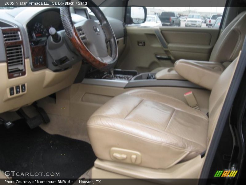 Galaxy Black / Sand 2005 Nissan Armada LE