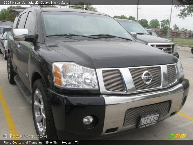 Galaxy Black / Sand 2005 Nissan Armada LE