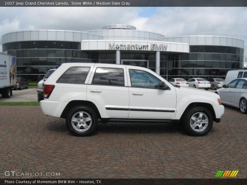 Stone White / Medium Slate Gray 2007 Jeep Grand Cherokee Laredo