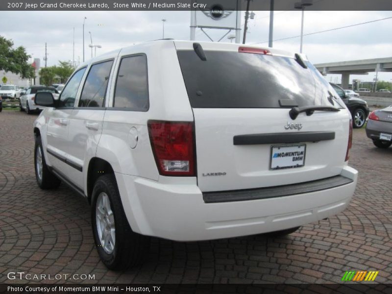 Stone White / Medium Slate Gray 2007 Jeep Grand Cherokee Laredo