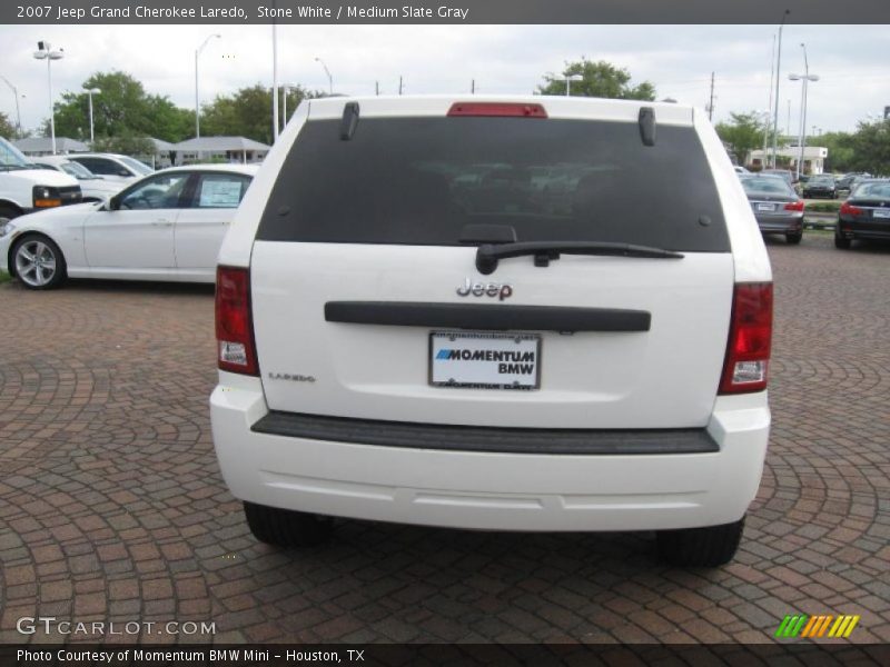 Stone White / Medium Slate Gray 2007 Jeep Grand Cherokee Laredo