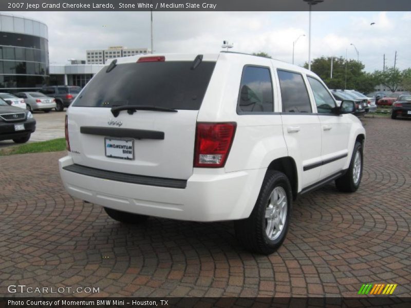 Stone White / Medium Slate Gray 2007 Jeep Grand Cherokee Laredo
