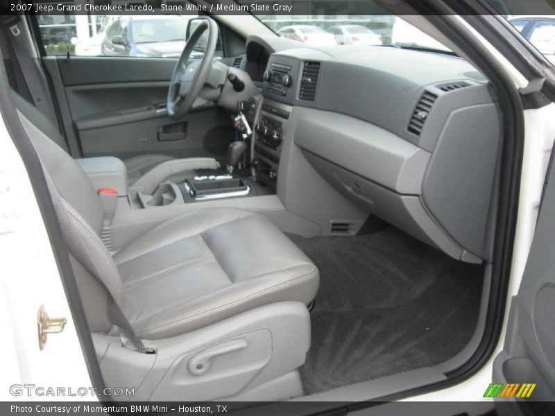 Stone White / Medium Slate Gray 2007 Jeep Grand Cherokee Laredo