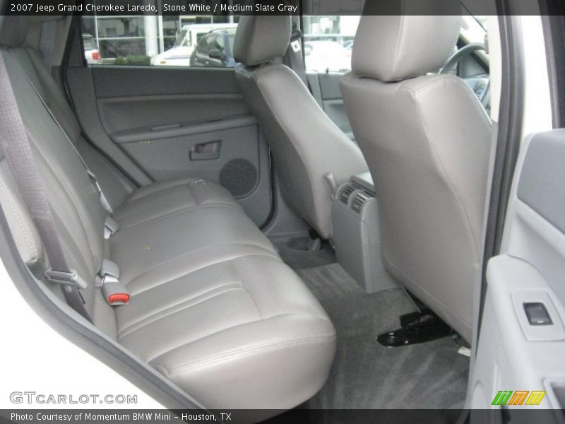 Stone White / Medium Slate Gray 2007 Jeep Grand Cherokee Laredo