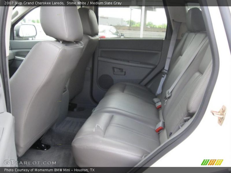 Stone White / Medium Slate Gray 2007 Jeep Grand Cherokee Laredo