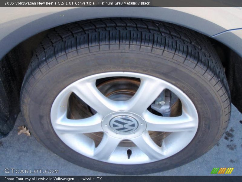 Platinum Grey Metallic / Black 2005 Volkswagen New Beetle GLS 1.8T Convertible